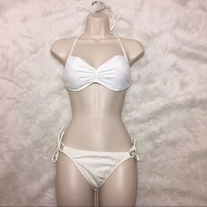 VS White Halter Bikini